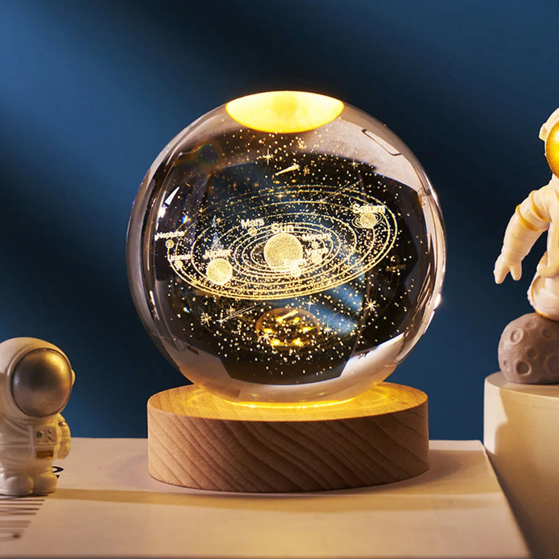 Astro World LED - Luminária de mesa Bola de Cristal